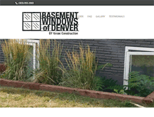Tablet Screenshot of basementwindowsofdenver.com
